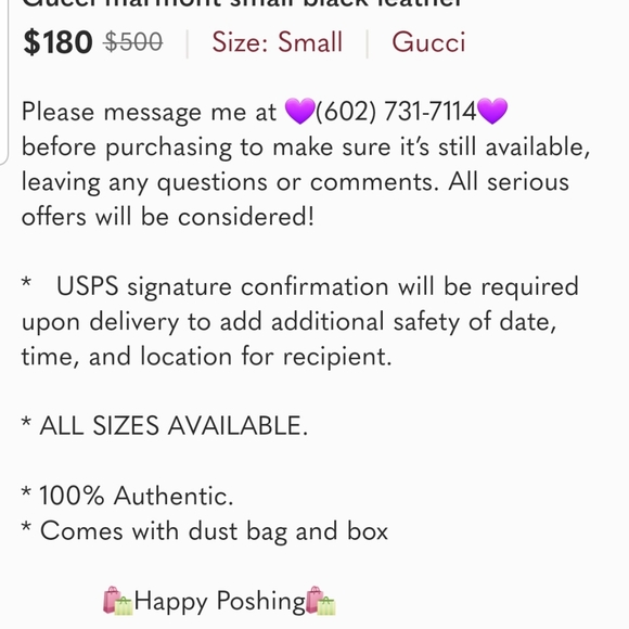 Gucci Marmont Scam - Picture 4 of 15